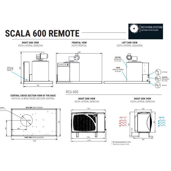 Купити Льодогенератор лускатого льоду ITV SCALA REMOTE 400-600 окремо хол. блок від відомого виробника ITV