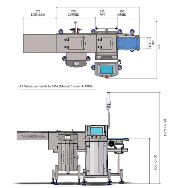 Купити Система контролю ваги LOMA CW3 Light to Middle Range до 12кг від відомого виробника LOMA